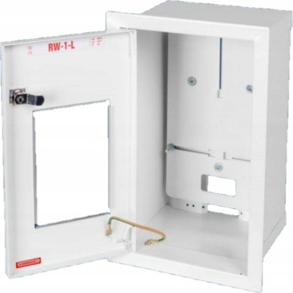 Karwasz Elektroměrová skříň pod omítku, 1 metr, 1-fázová IP30 RW-1-LZ Karwasz