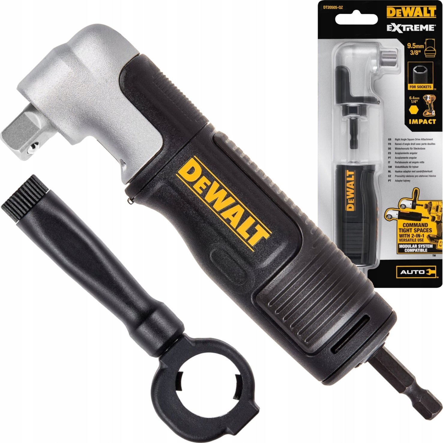 Dewalt DEWALT ÚHLOVÝ DRŽÁK BITŮ PRO 3/8 ČTERU