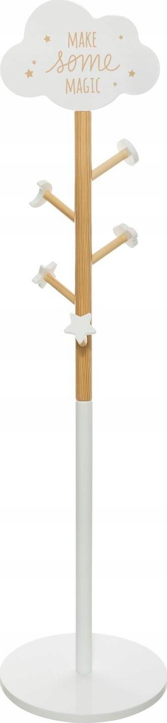 Atmosphera Dětské ramínko na oblečení, MDF, 135,5 cm, s obláčkem