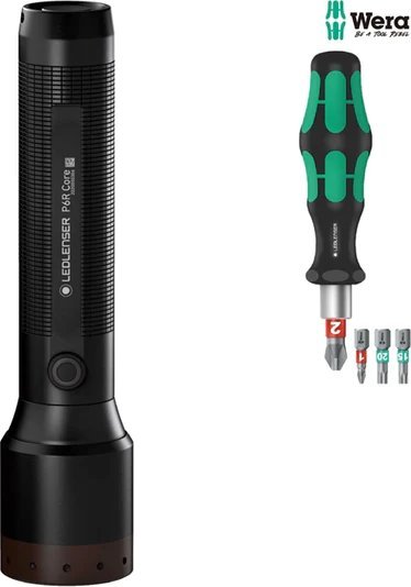 Svítilna Ledlenser Svítilna Ledlenser P6R Core + sada WERA