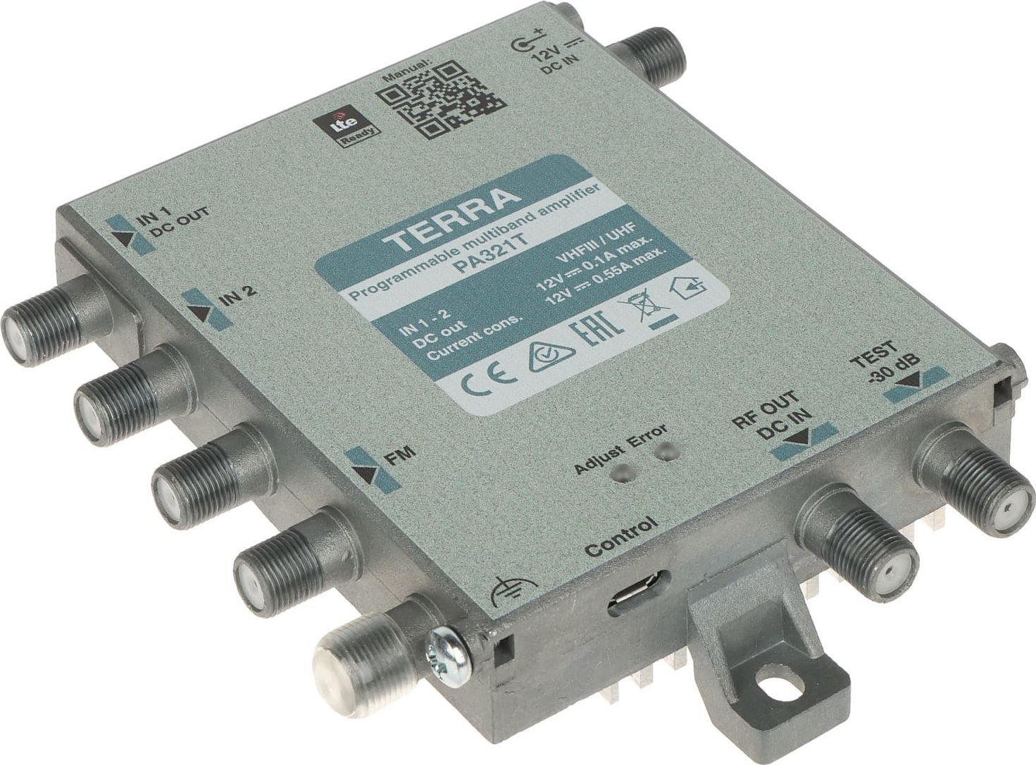 Terra PROGRAMOVATELNÝ VÍCEPÁSMOVÝ ZESILOVAČ PA-321TP TERRA