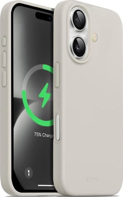 CRONG Magnetický barevný kryt iPhone 16 MagSafe Case (kámenově béžový)