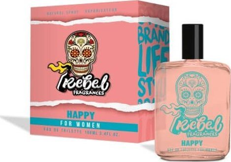 Alkotest Rebel Fragrances REBEL Happy Women EDT sprej 100ml
