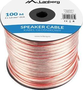 Lanberg kabel Lanberg reproduktorový kabel 2x1,0 100 SC-2X10-10CC-1000-TR