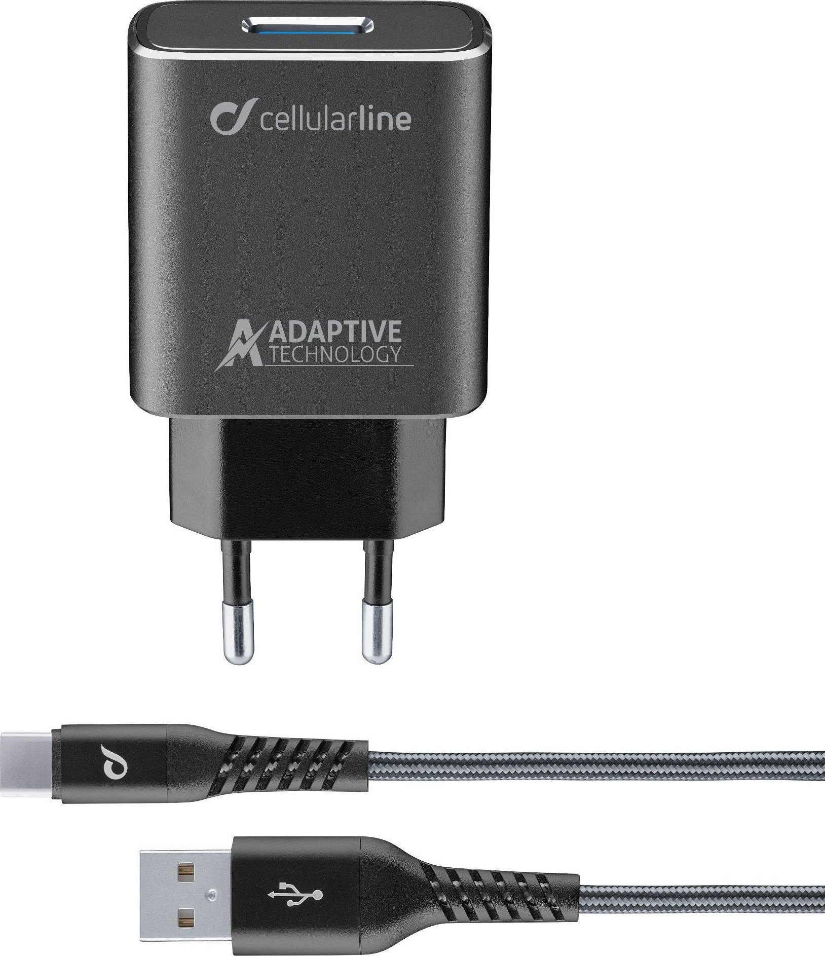 Cellular Line Nabíječka CHARGER SADA TETRA SAMSUNG TYPE-C ČERNÁ