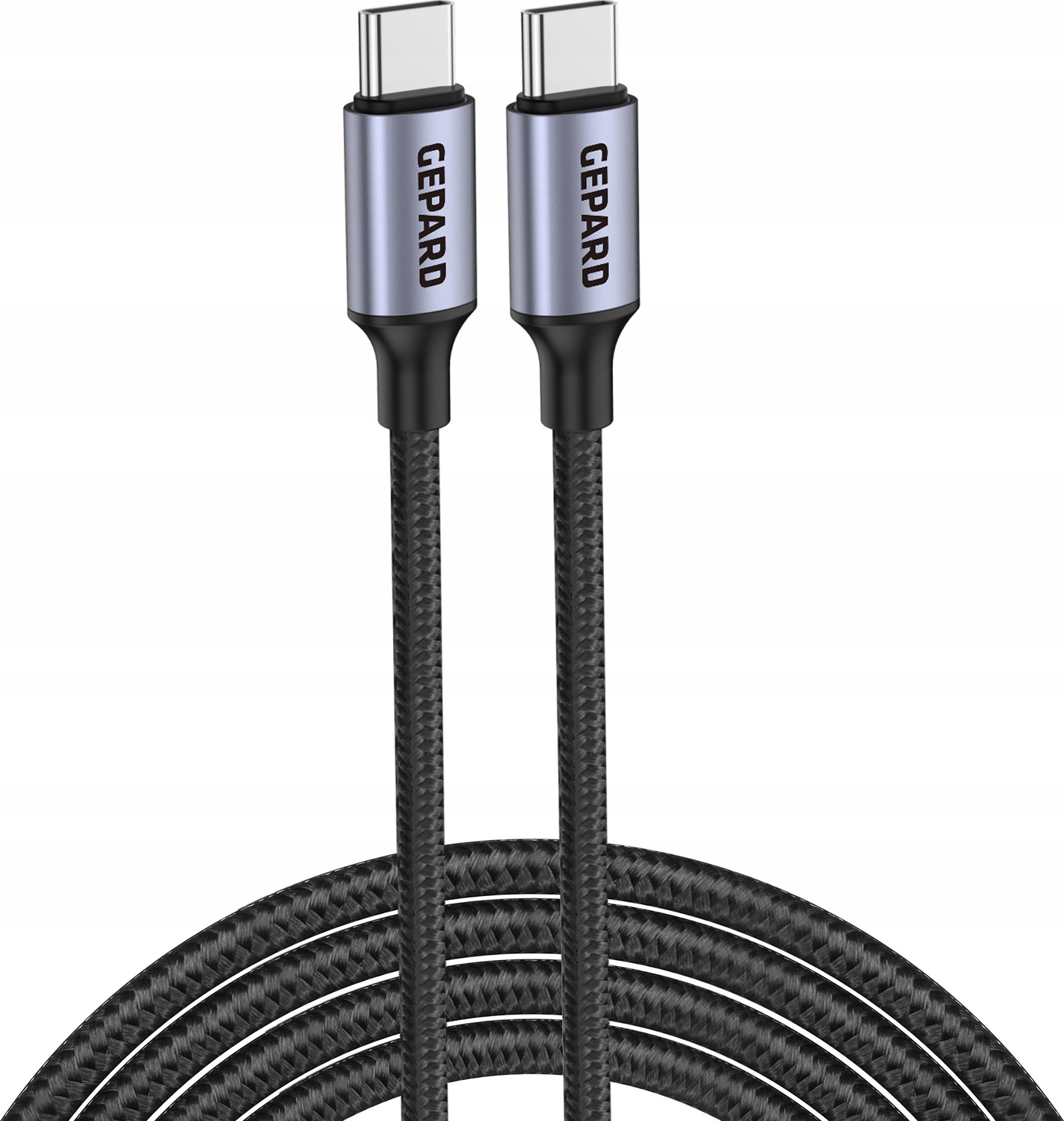 Gepard USB kabel USB-C - USB-C 2 m černý (GEP CABCC60WMH2)