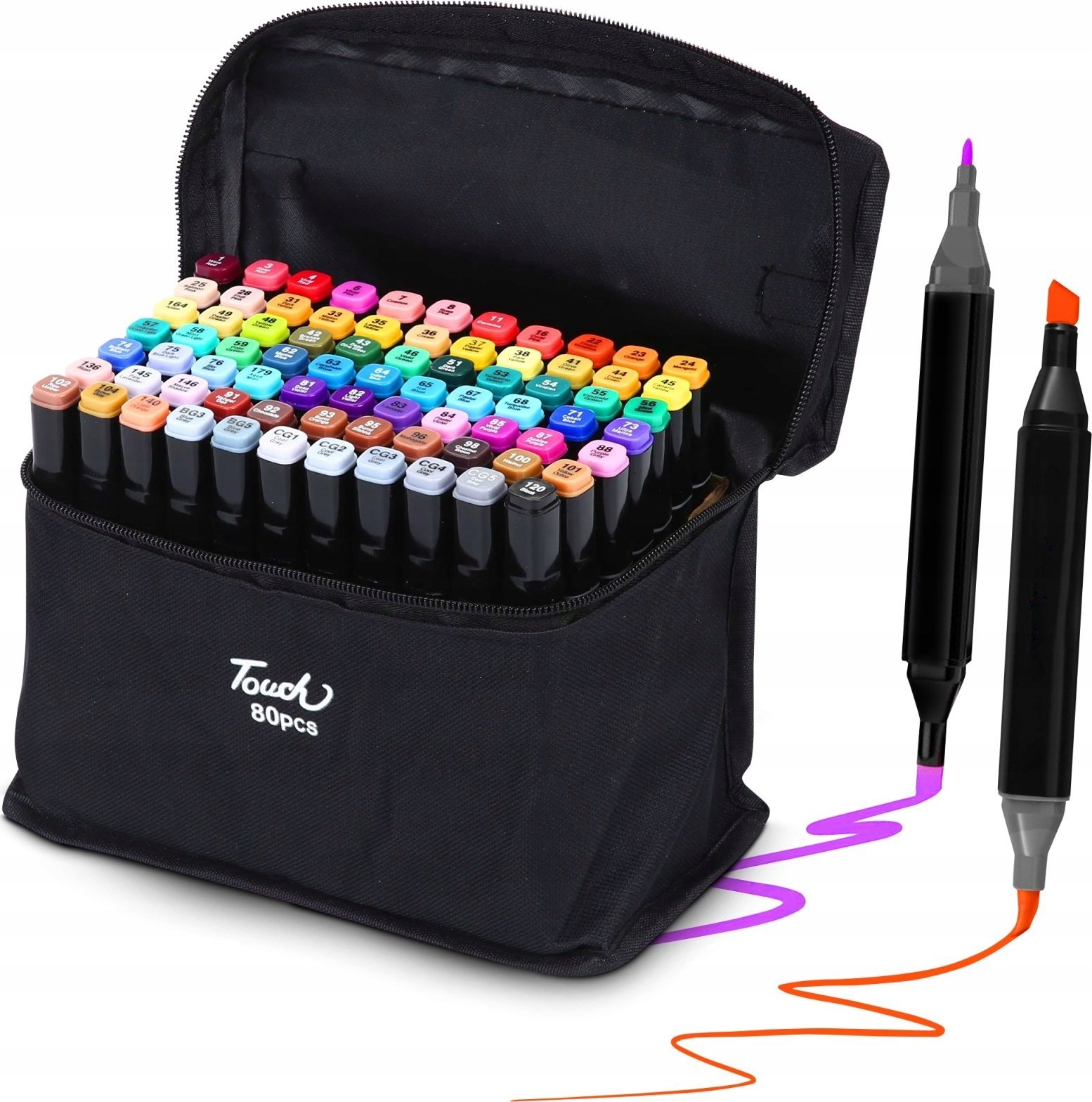 ExtraLink Sada popisovačů na alkohol Extralink, 80 kusů