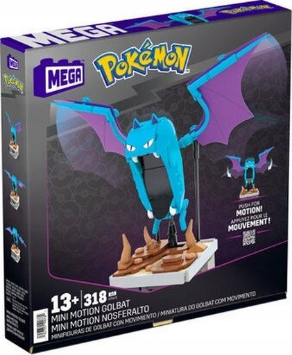 Mattel MEGA POKEMON mini pohyblivý Golbat HTH72/6