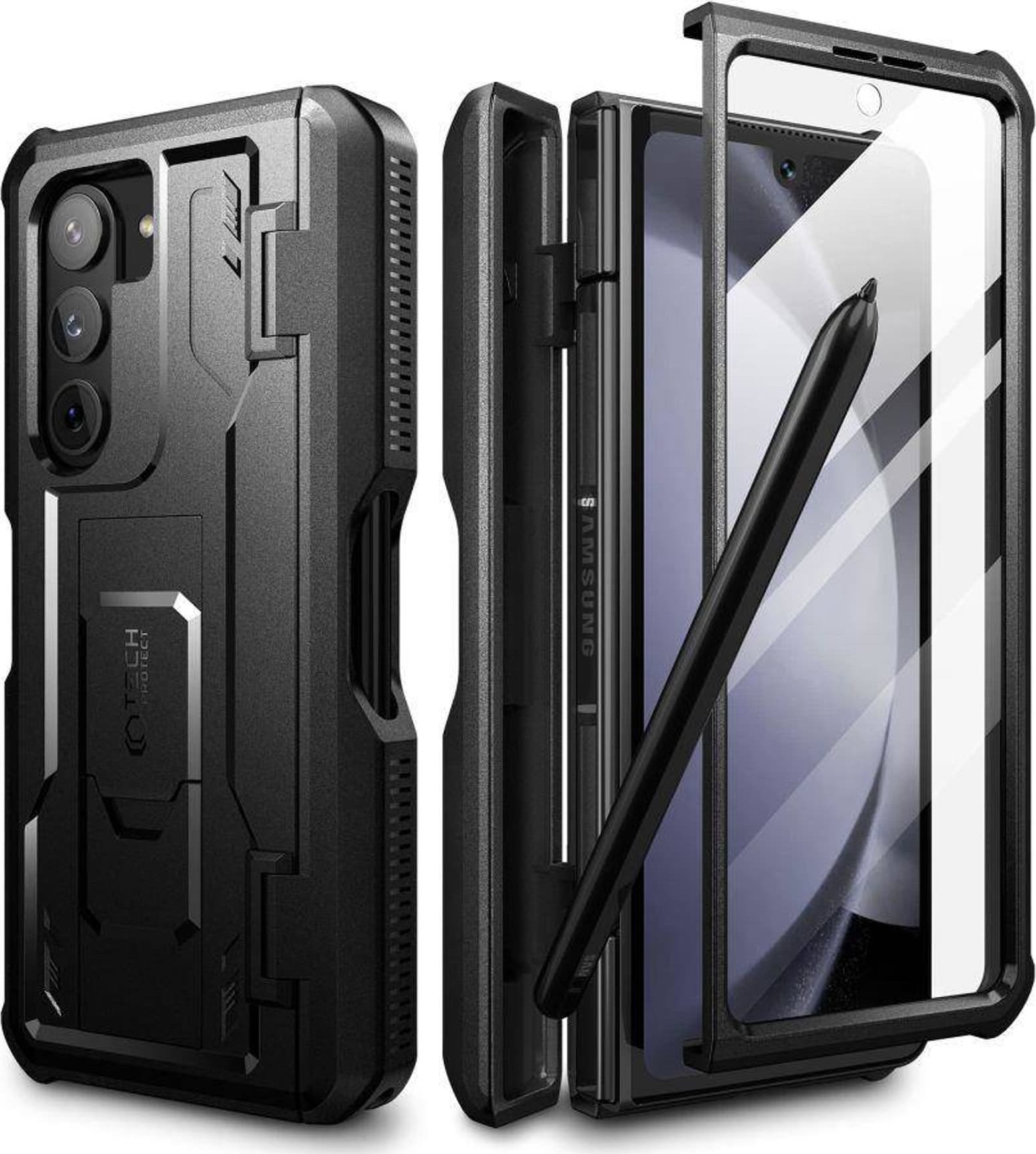 Tech-Protect Tech-Protect Kevlar Pro Pen Case pro Samsung Galaxy Z Fold 5 Black