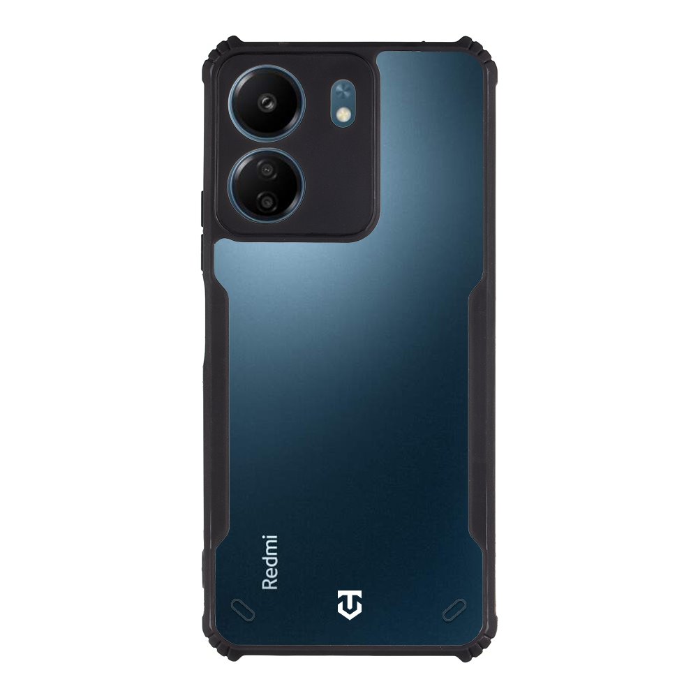 Tactical Quantum Stealth Kryt pre Xiaomi Redmi 13C/Poco C65 Clear/Black