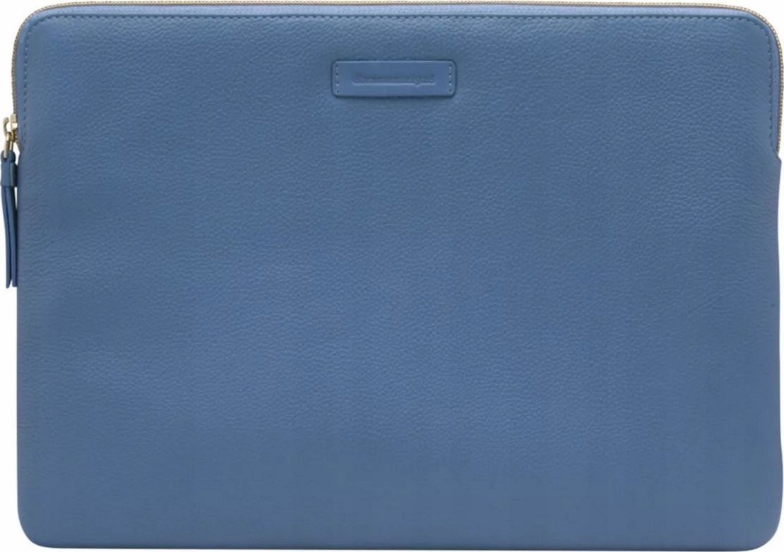 Taška dbramante Paris – Oblázkový celokožený obal na notebook 15  /MacBook Pro 16 2019 – Ultra-marine Blue