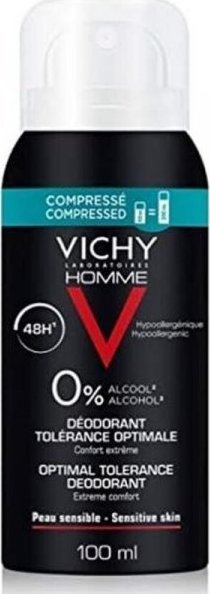 Vichy Tolrance Optimale deodorant ve spreji pro muže bez alkoholu 48 hodin unisex pro dospělé (100 ml)