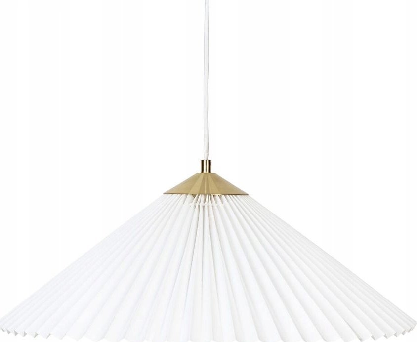 Atmosphera Závěsná lampa bílá JIL harmonika, O 49 cm