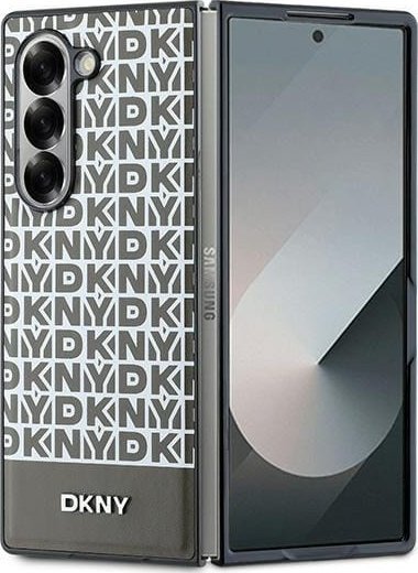 DKNY DKNY DKHMZFD6PSOSPW Z Fold6 F956 hnědá/hnědá Opakování vzoru spodní pruh