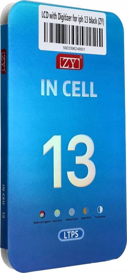 Displej Partner Tele.com pro iPhone 13 s černou dotykovou obrazovkou (ZY-LTPS) IC Transferable