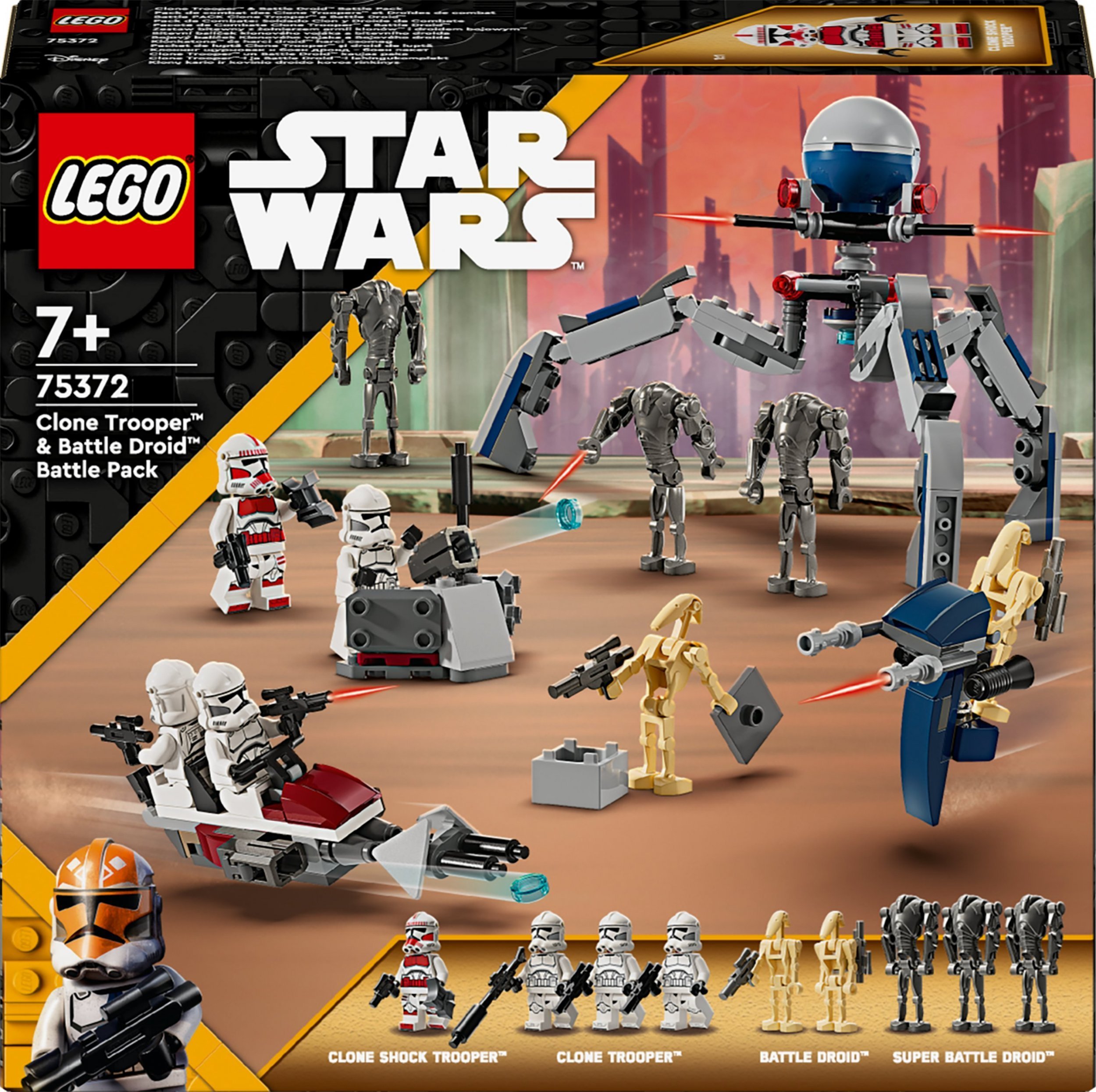 LEGO Star Wars Bitevní balíček Klonového vojáka™ a bitevního droida™, 8 dílků (75372)