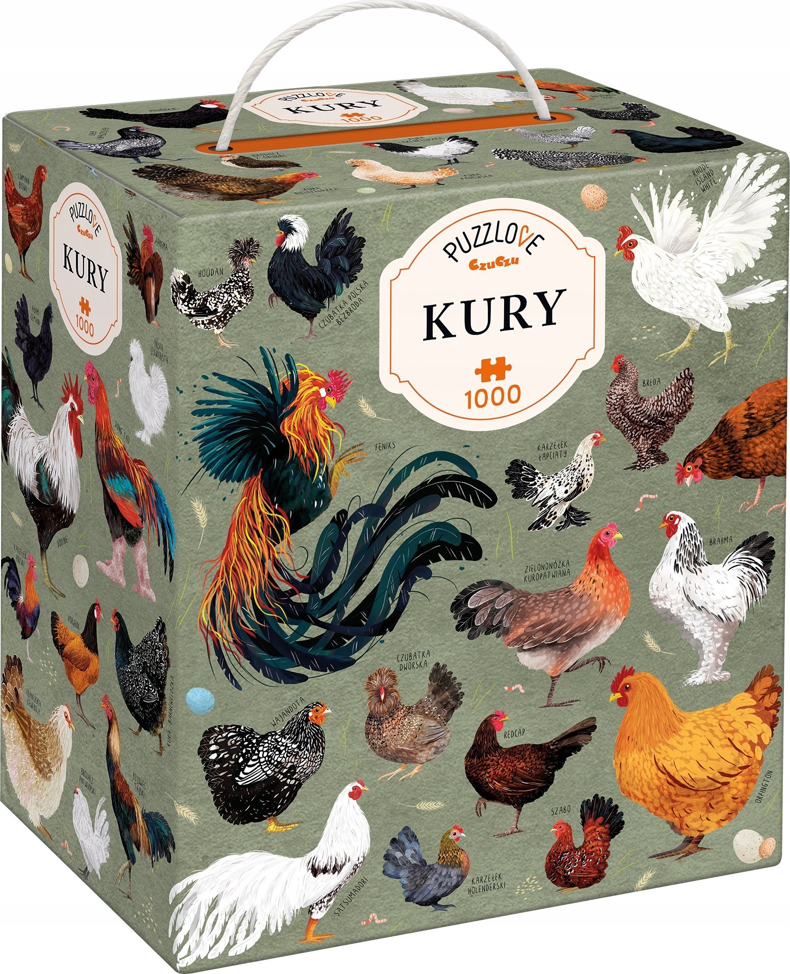 CzuCzu Puzzlove Slepice Puzzle 1000 dílků