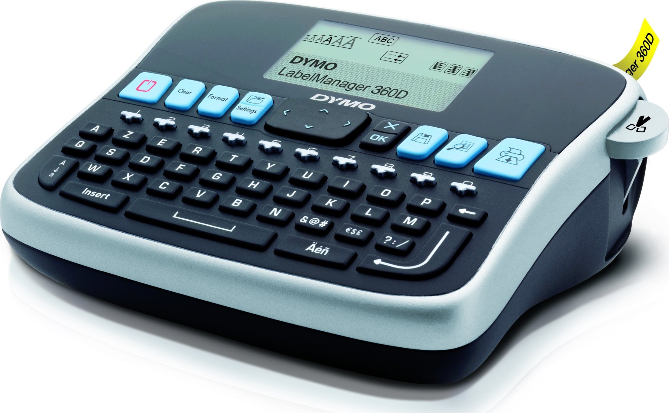 DYMO LabelManager 360D 6/9/12/19 mm D1-Bänder AZERTY
