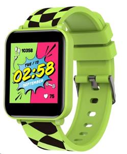 CANYON smart hodinky Joyce KW-43 GREEN, 1,54  IPS, 512MB paměť, IP67, 25 sport.režimů, 3 hry, music