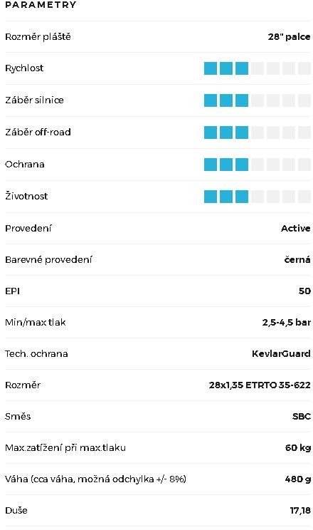 Schwalbe plášť CX Comp 35-622 KevlarGuard černá