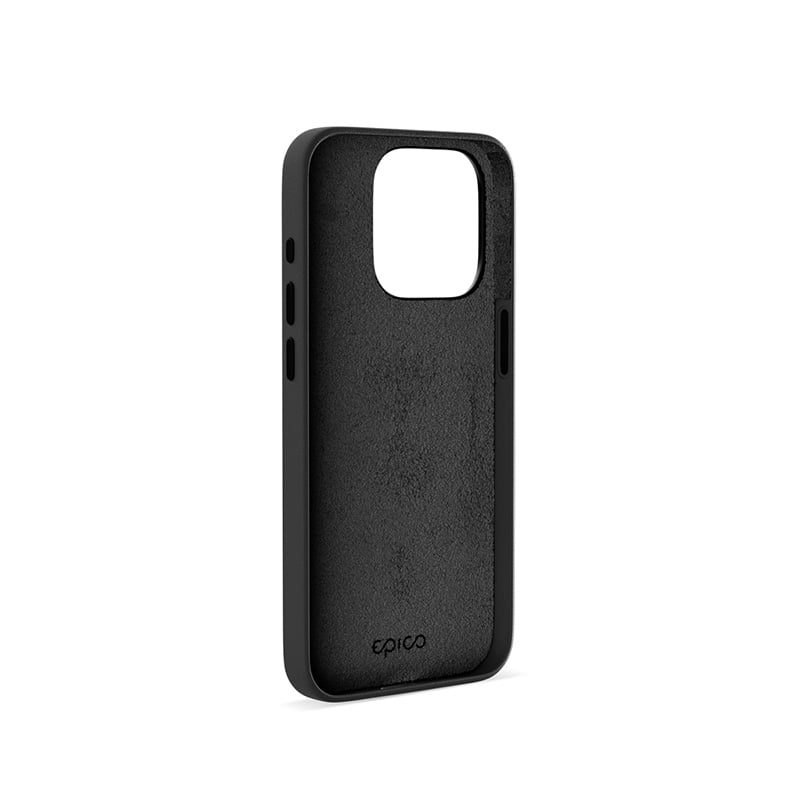 Epico Mag+ kožený kryt iPhone 15 Pro Max - černý