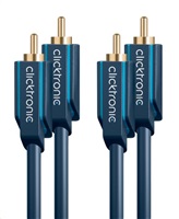 ClickTronic HQ OFC kábel 2x Cinch - 2x Cinch RCA, M/M, 10m