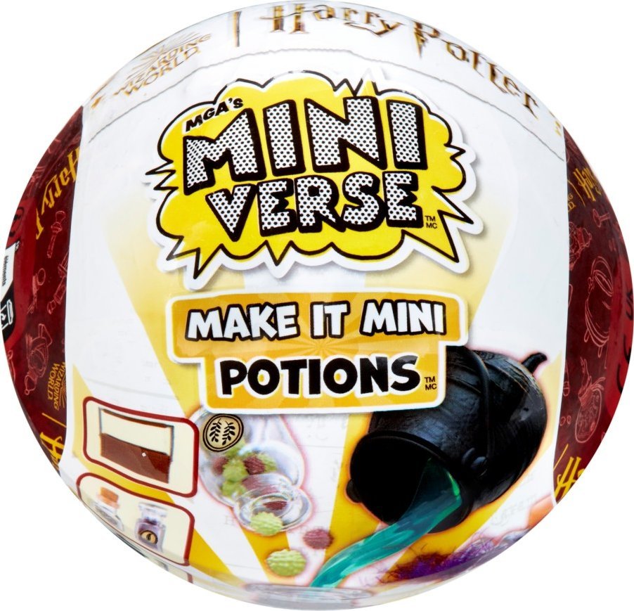 MGA Entertainment „Miniverzum MGA Make It Mini Potions Mini sbírka Harryho Pottera, doplňky pro panenky“