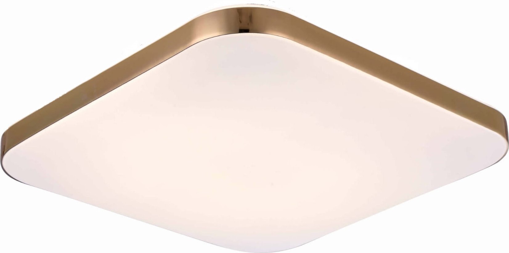 Light Prestige Stropní svítidlo Light Prestige Babilon LP-335/1C M 4GD ČTVERCOVÉ stropní svítidlo 1x24W LED 4000K bílá/zlatá