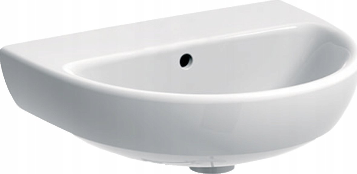 Geberit umyvadlo Geberit Selnova Kompaktní umyvadlo, B50cm, H18cm, T41cm, s přepadem, bez otvoru pro baterii [20]