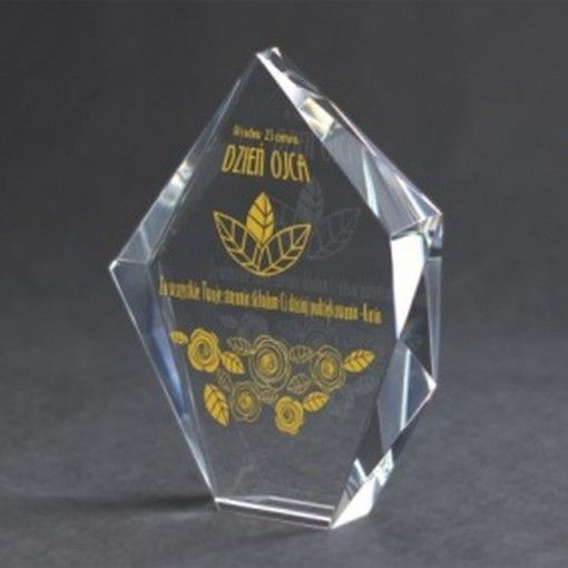 Victoria Sport Skleněná trofej s gravírováním + výplň barvou C036
