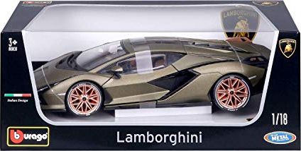 Model auta Bburago Lamborghini Sin FKP 37 v měřítku 1:18, Electric Gold (18-11046)
