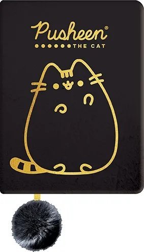 Herlitz PLYŠOVÉ BLOKY A5/96K LIN PUSHEEN černé FO WB