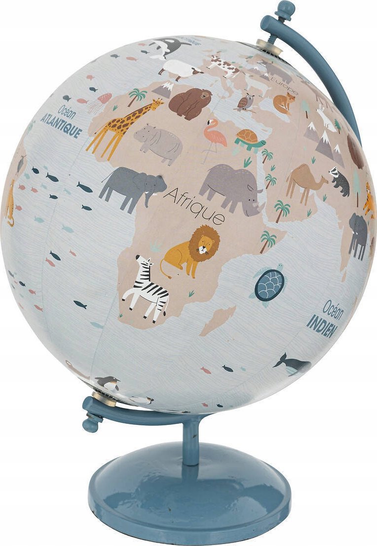 Atmosphera Atmosférický glóbus pro děti se zvířaty, 20 cm