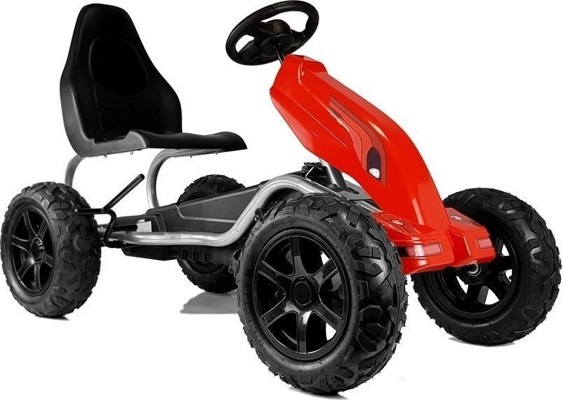 NoName Nafukovací motokára B012, červená