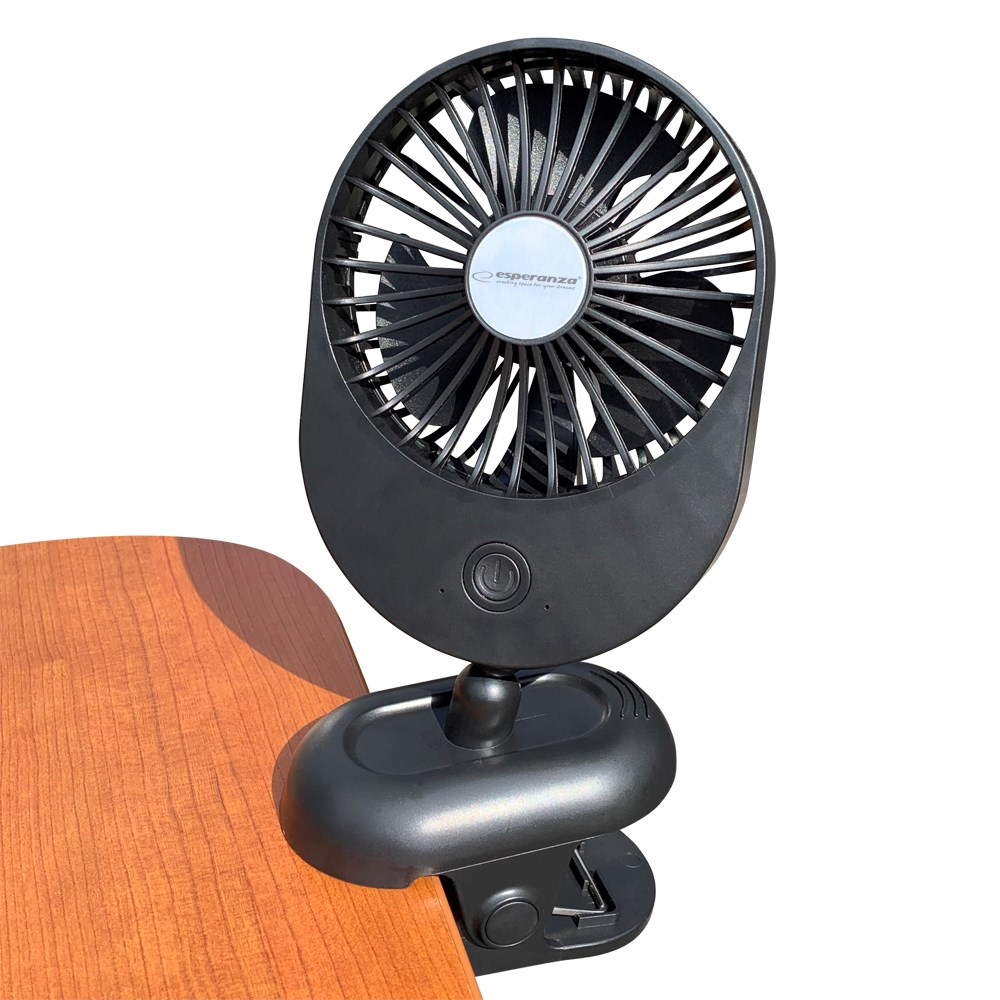 Esperanza EHF103K, kompaktný USB ventilátor, ČIERNY