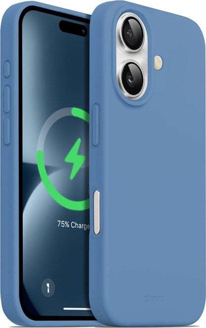 CRONG Magnetický barevný kryt iPhone 16 MagSafe Case (modrý)
