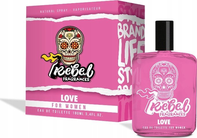 Alkotest REBEL Love Women EDT dechový analyzátor 100ml