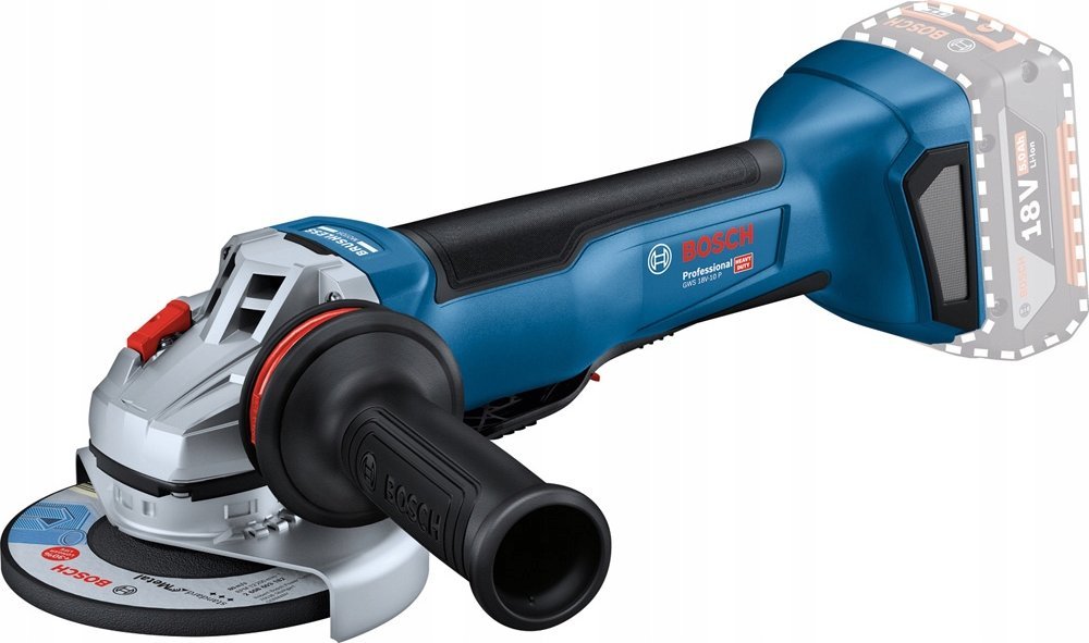Aku úhlová bruska GWS 18V-10 P Professional solo, O 125mm