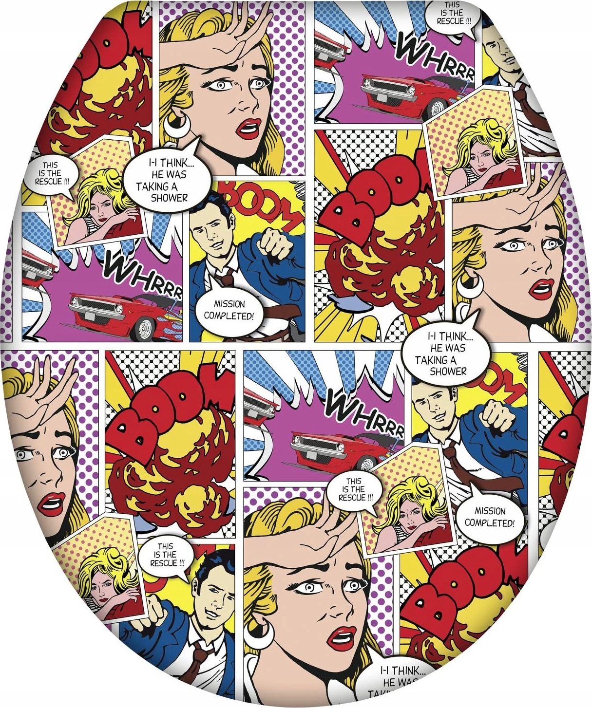 Wenko bidetové sedátko Pop-Art WC sedátko - Duroplast, soft-close, WENKO