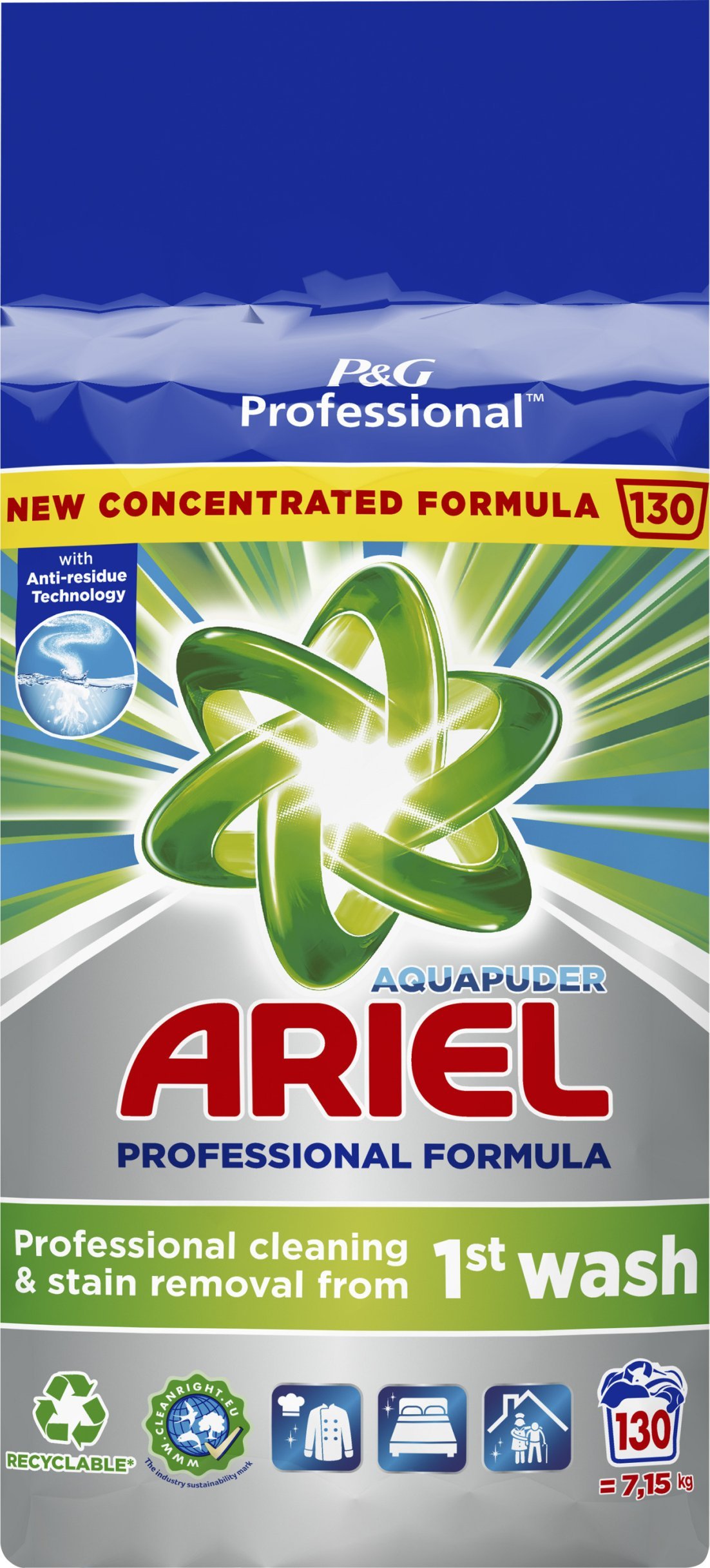 Ariel prací prášek Regular Professional 7,15 kg