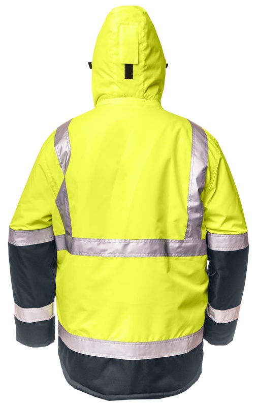 BO_SAFETY Bunda CANVAS HI-VIS FB-8946 žlutá, modrá, M