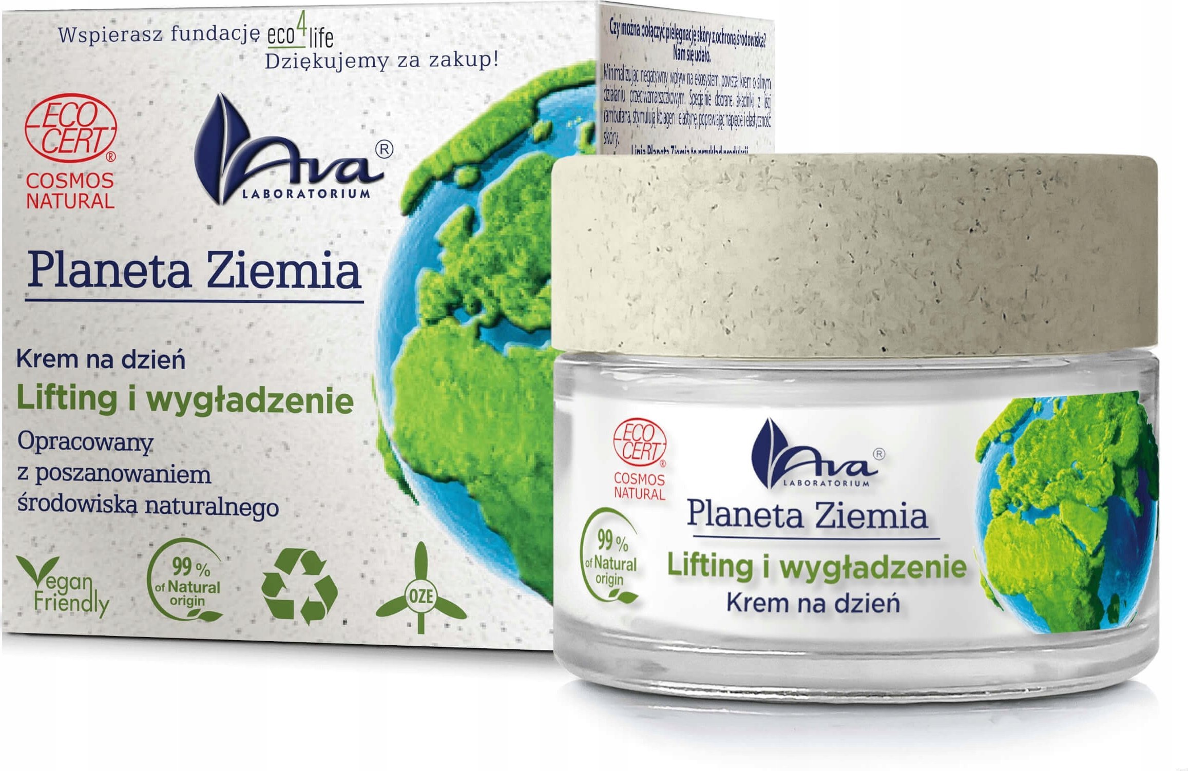 Alkotest Planeta Ziemi denní krém - liftingový a vyhlazující 50ml