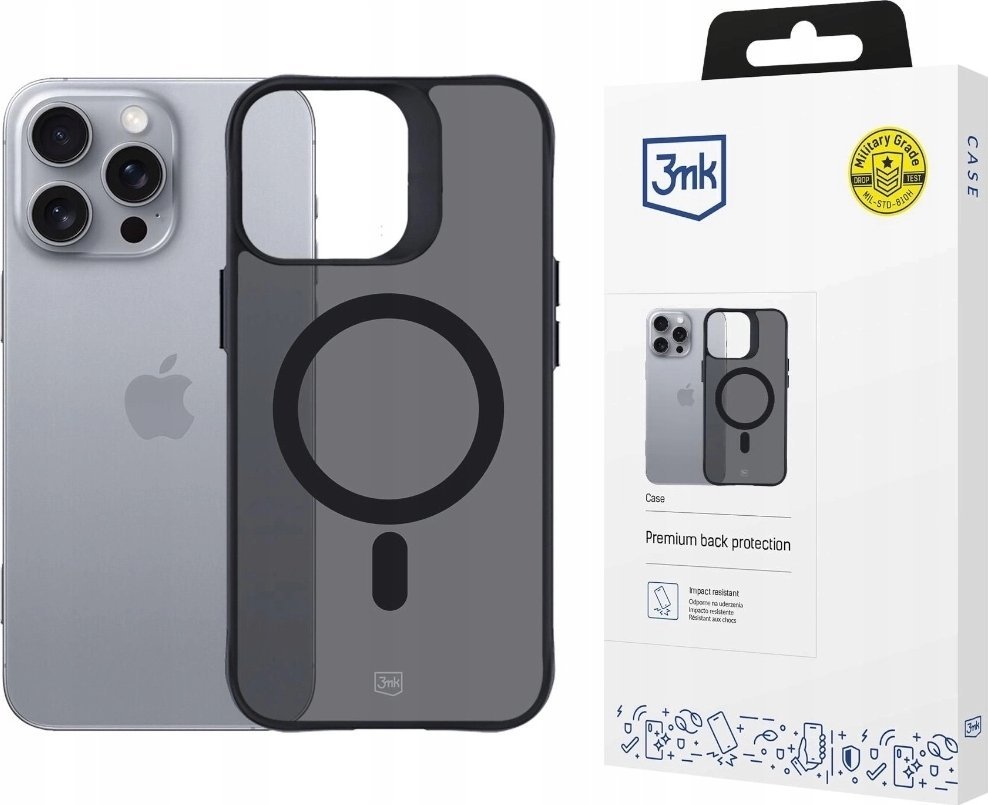 3mk Smoke MagCase pro Apple iPhone 16 Pro Max