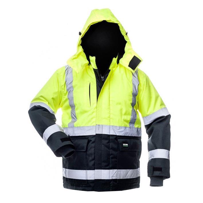 CIRIUS Bunda CANVAS HI-VIS FB-8946 žlutá, modrá, L