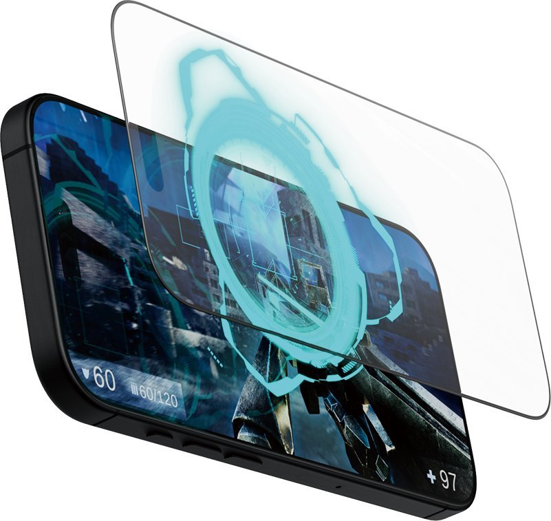 PanzerGlass - Ochrana obrazovky pro mobilní telefon - herní, ultraširoké přizpůsobení - sklo - barva rámu černá - pro Apple iPhone 16 Pro