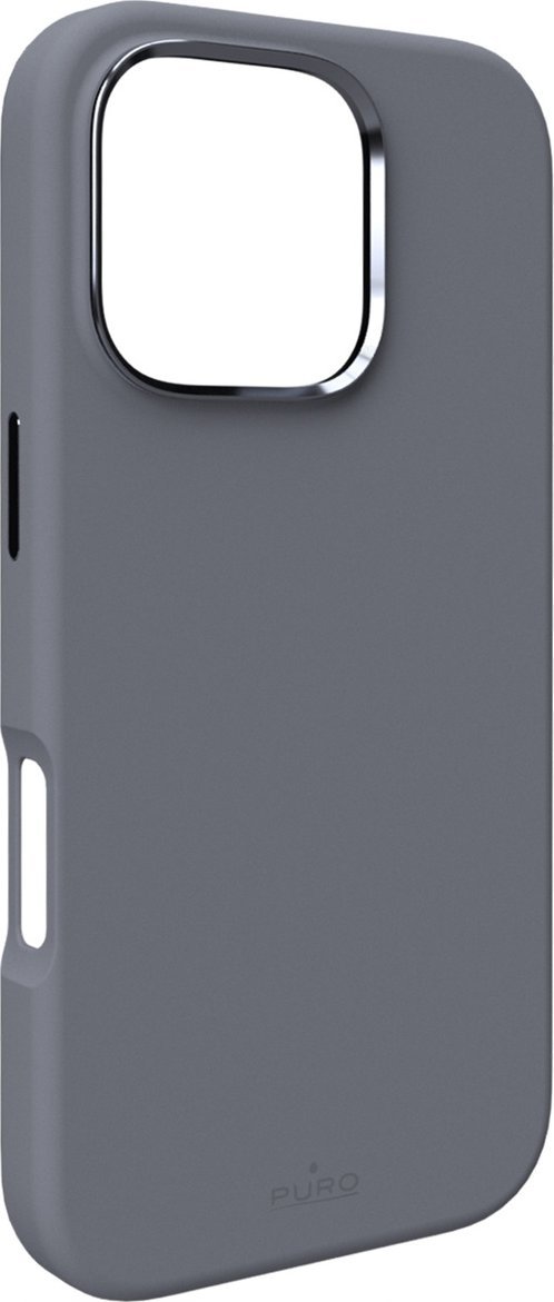 Silikonový obal Puro Puro Icon Mag Pro MagSafe pro iPhone 16 Pro – tmavě šedý