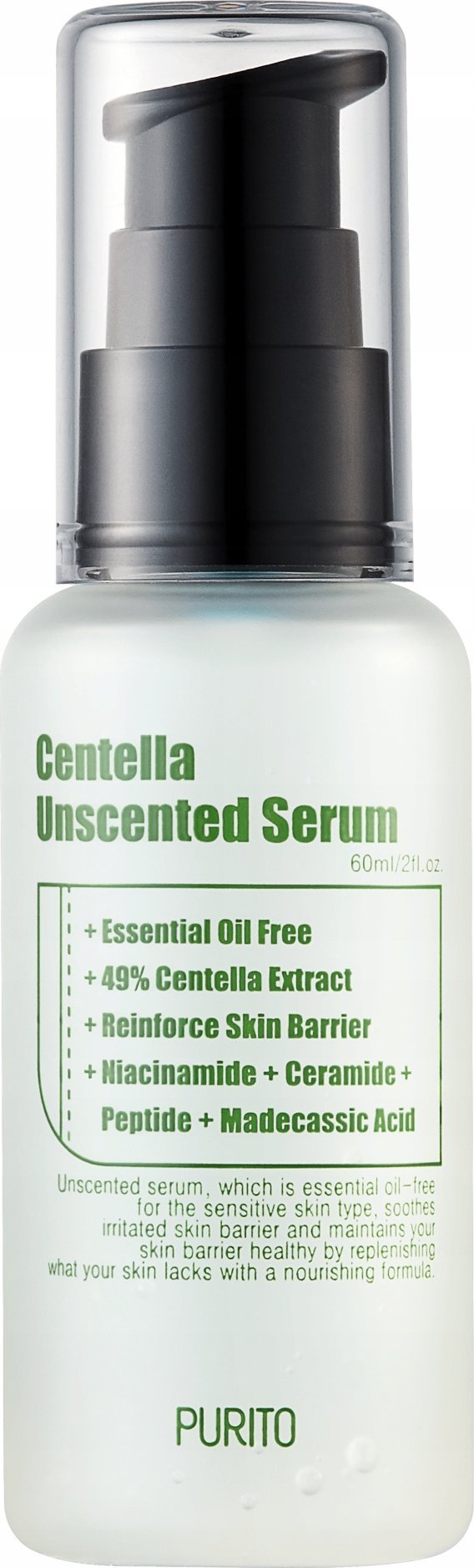 NoName PURITO_Centella Unscented Serum regenerační sérum pro pleť 60ml
