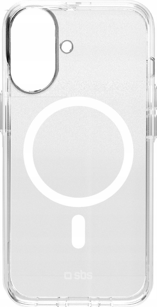 Pouzdro SBS Mobile SBS Extreme Mag D3O MagSafe pro iPhone 16 – průhledné