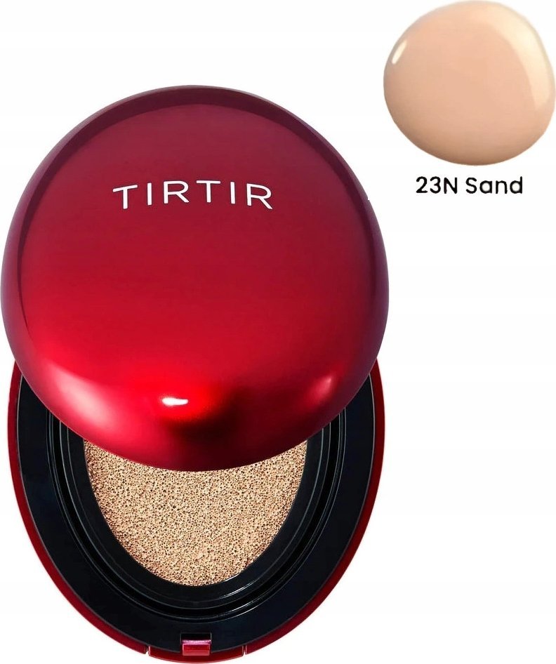 Alkotest TIRTIR_Mask Fit Red Cushion dlouhotrvající make-up na obličej v odstínu Cushion 23N Sand 18g