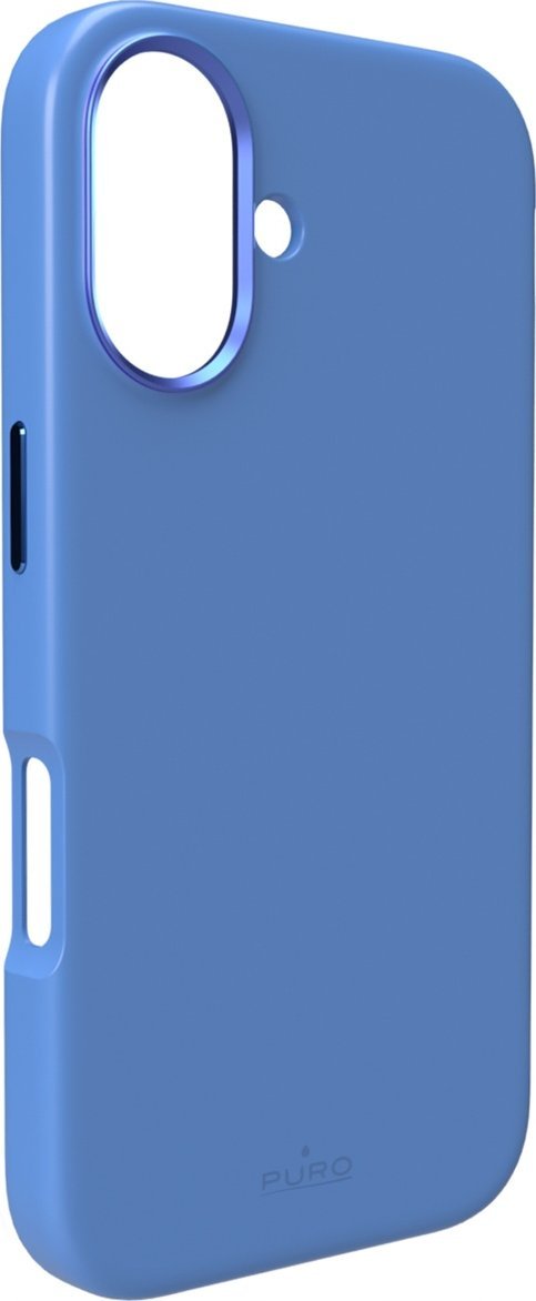Silikonový obal Puro Puro Icon Mag Pro MagSafe pro iPhone 16 – modrý